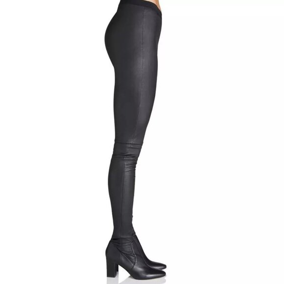 Tamara Mellon Black Stretch Nappa Sweet Revenge Legging Boots - Picture 5 of 16